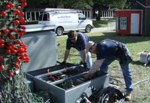 Two Electrician Fixing
